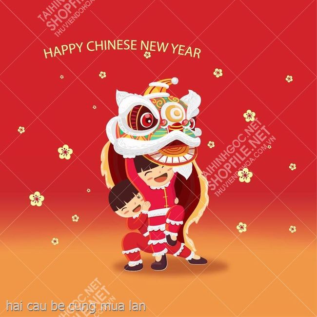 hai cau be cung mua lan